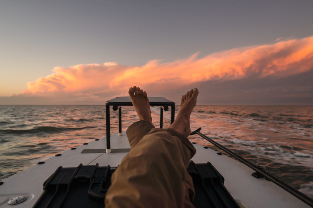 Texas flats boat
